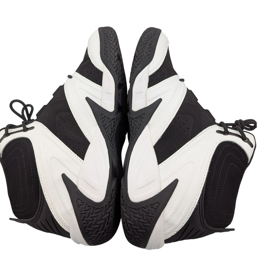 Mens Basketball Shoes 11.5 Shaq Black White Mid Top Devastator Sneaker - Picture 5 of 11